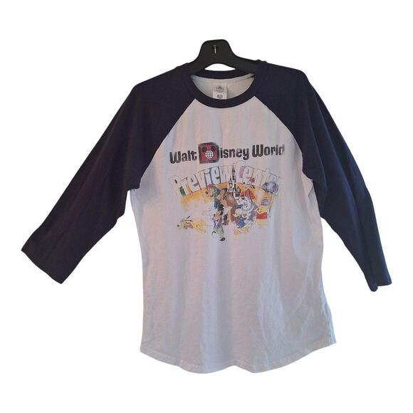 Disney 50th Anniversary 3/4 Raglan Sleeve Shirt Adult Unisex Medium Mickey - Picture 1 of 6